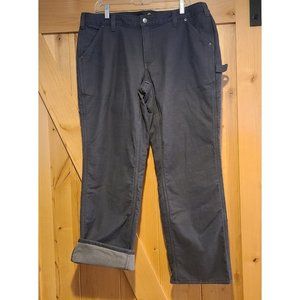 Carhartt Women’s Size 16 Short Fleece Lined Original Fit Work Pants Carpenter